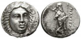 Satraps of Caria. Maussollos 377-352 BC. Drachm Æ