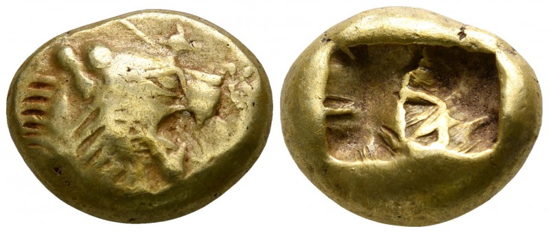 Kings of Lydia. Sardeis. Alyattes - Kroisos 610-546 BC.
Trite EL

13mm., 4,61...