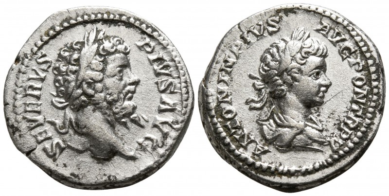 Septimius Severus AD 193-211. Rome
Denarius Æ

17mm., 3,86g.

SEVERVS PIVS ...