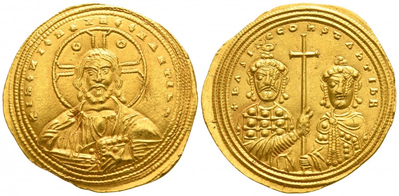 Basil II Bulgaroktonos, with Constantine VIII AD 976-1025. Constantinople
Hista...