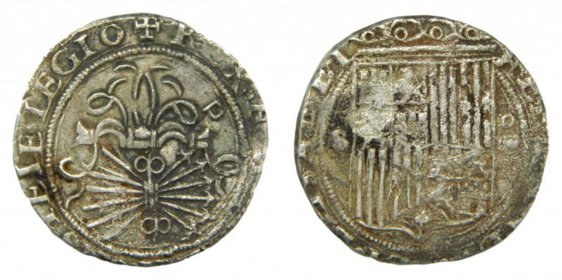 CASTILLA Y LEÓN. A nombre de los Reyes Católicos (1492-1556). 4 reales. AR. Sevi...