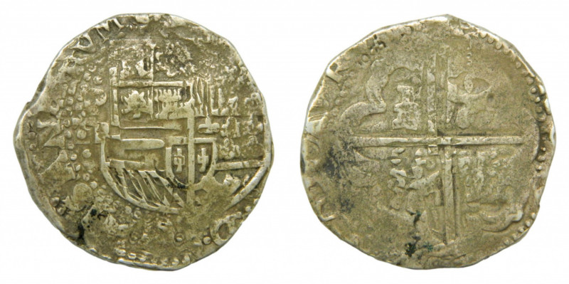 AMÉRICA. Felipe IV (1621-1665). 8 Reales. AR. Fecha no visible. Potosí. Ensayado...
