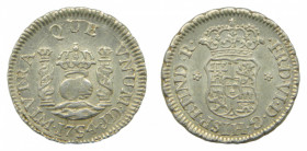 AMÉRICA. Fernando VI (1746-1759). 1754 JD. 1/2 real. Lima. (AC 53). Columnario. Muy bonito.
sc