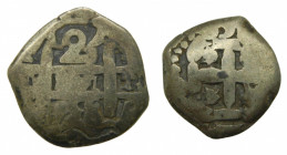 AMÉRICA. Fernando VI (1746-1759). 1758 q 2 reales. Potosí. (AC 337) 5,83 g AR. Segunda fecha parcial.
mbc