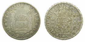AMÉRICA. Fernando VI (1746-1759). 1757 MM 4 reales. México. Columnario (AC 391) 13,01 g AR.
mbc-