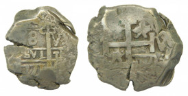 AMÉRICA. Carlos III (1759-1788). 1771 V-Y . 8 reales. Potosí. (AC 1154) 26,94 g. AR. 
mbc