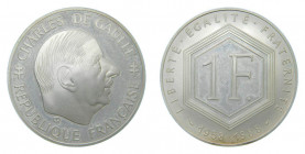 FRANCIA. 5a República. 1 Franco. 1988. Charles de Gaulle. KM 978.
Proof