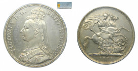 Gran Bretaña. Crown 1887 .(km#765) (S-3921)VICTORIA. PCGS Genuine Repaired-Au detail. nº 206451.98/41448908
AU