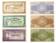 ANDALUCIA Cordoba. Serie 3 billetes 0,50 centimos 1 y 2 pesetas POZOBLANCO. 1937. Mont-1166
ebc