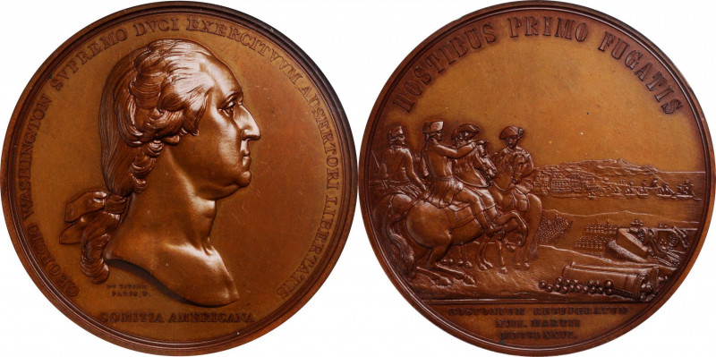 Washingtoniana

"1776" (ca. 1890-1910) Washington Before Boston Medal. Second ...