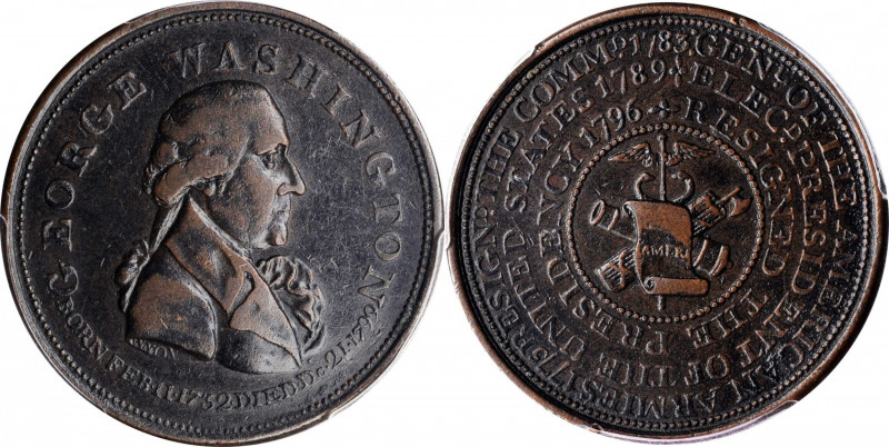 Washingtoniana

"1799" (ca. 1800) Repub. Ameri. Medal. Second Obverse. Musante...