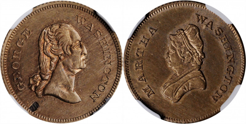 Washingtoniana

Undated (ca. 1860) George Washington - Martha Washington Medal...