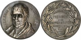 Presidents and Inaugurals

"1841" (1886) William Henry Harrison Presidential Medal. By George T. Morgan. Julian PR-7, var. Silver. MS-64 (NGC).

7...