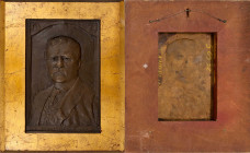 Presidents and Inaugurals

1919 Theodore Roosevelt Memorial Plaque. By Allen G. Newman. Cast Bronze. Virtually As Made.

14 inches x 9 inches; 19 ...