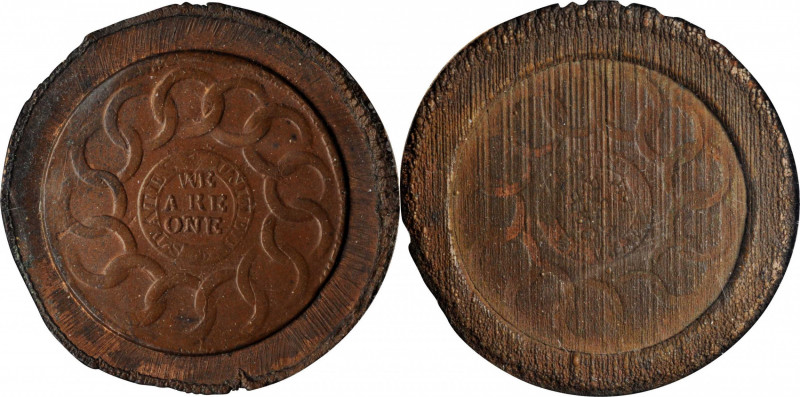 Fugio Copper

Set of Unfinished Obverse and Reverse Electrotype Shells for a 1...