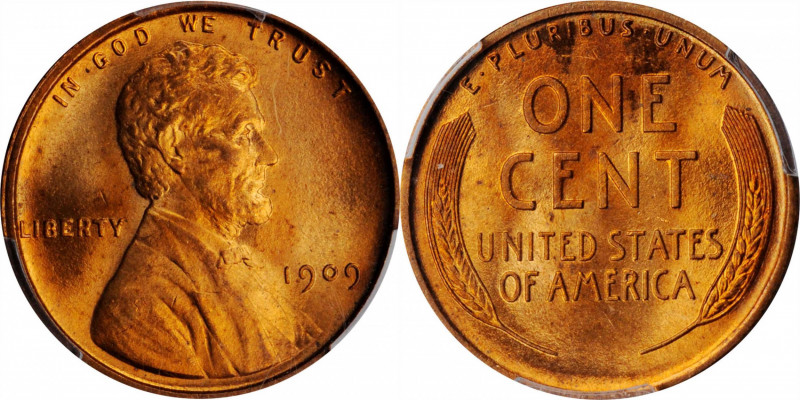 Lincoln Cent

1909 Lincoln Cent. MS-67 RD (PCGS). CAC.

This glorious Superb...