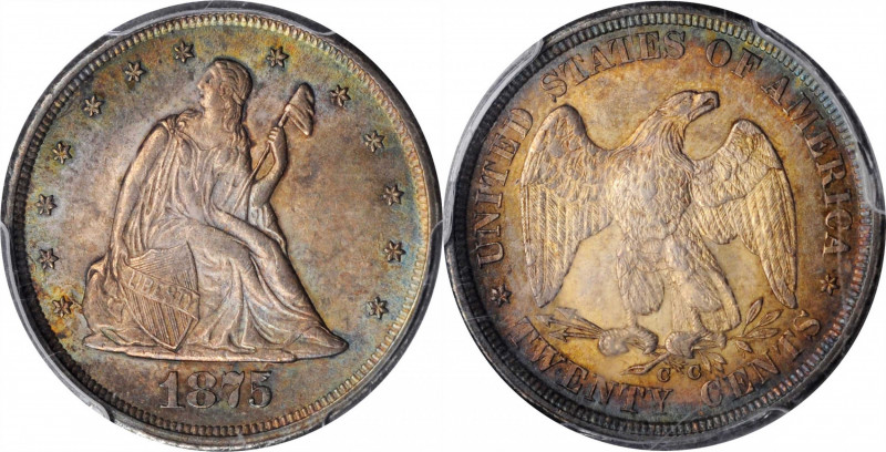 Twenty-Cent Piece

1875-CC Twenty-Cent Piece. BF-2. Rarity-1. MS-64 (PCGS).
...