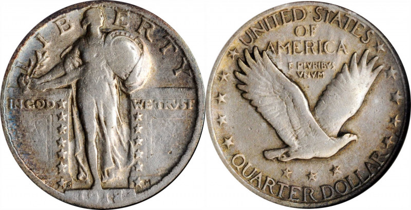 Standing Liberty Quarter

1918/7-S Standing Liberty Quarter. FS-101. Fine-12 D...