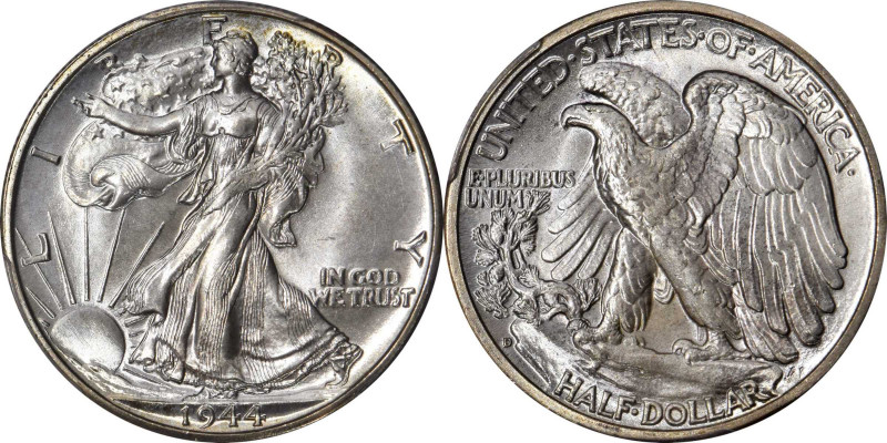 Walking Liberty Half Dollar

The Sole Finest 1944-D Half Dollar at PCGS

194...