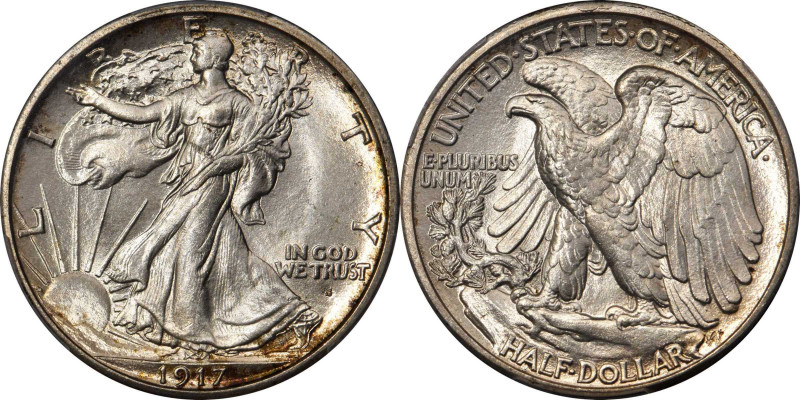 Walking Liberty Half Dollar

Stunning Gem Uncirculated 1917-S Half Dollar

O...