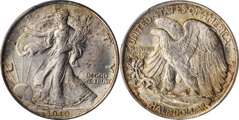 Walking Liberty Half Dollar

1919 Walking Liberty Half Dollar. MS-64 (PCGS). C...