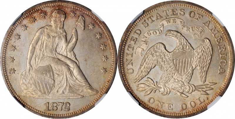 Liberty Seated Silver Dollar

1872 Liberty Seated Silver Dollar. OC-3. Rarity-...