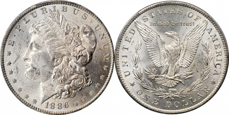 Morgan Silver Dollar

1886-O Morgan Silver Dollar. MS-62+ (PCGS).

Uncommonl...