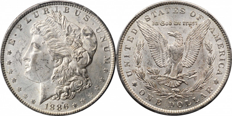 Morgan Silver Dollar

1886-O Morgan Silver Dollar. MS-61 (PCGS).

Silver-tin...