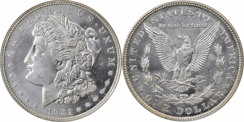 Morgan Silver Dollar

1921 Morgan Silver Dollar. MS-64 DPL (NGC).

This full...