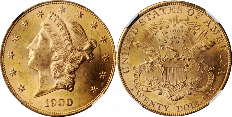 Liberty Head Double Eagle

1900 Liberty Head Double Eagle. MS-65 (NGC).

Del...