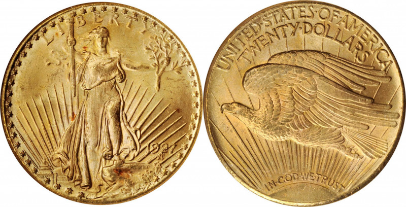 Saint-Gaudens Double Eagle

1927 Saint-Gaudens Double Eagle. MS-65 (NGC). CAC....