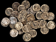 Rolls

Roll of 1938-D Buffalo Nickels, Including Examples of the 1938-D/D Variety. Mint State (Uncertified).

Housed in a plastic tube. Included a...