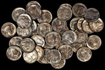 Rolls

Roll of 1938-D Buffalo Nickels. Mint State (Uncertified).

Housed in a plastic tube. (Total: 40 coins)

From the Collection of Silas Stan...