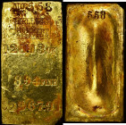 Ingots

Historic Kellogg & Humbert Gold Ingot No. 558

From the Treasure of the S.S. Central America

LOT WITHDRAWN

Approximately 55 mm x 111...