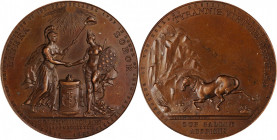 Early American and Betts Medals

"1904" Holland Receives John Adams as Envoy Medal. Holland Society of New York Replica. After Betts-603. Bronze. Ab...