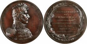 Military Medals

"1814" Major General Winfield Scott Medal. Original Dies. By Moritz Furst. Julian MI-20. Bronze. MS-64 BN (NGC).

65 mm.

Estim...