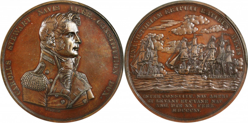 Naval Medals

"1815" (post-1885) Captain Charles Stewart / USS Constitution vs...