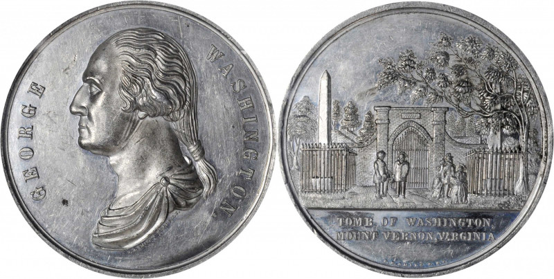 Washingtoniana

Undated (ca. 1876) Washington's Tomb Medal by Smith & Horst. M...