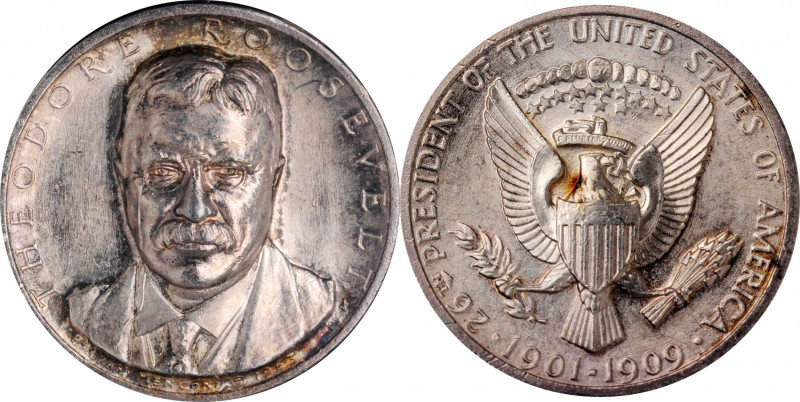 Presidents and Inaugurals

1963 Theodore Roosevelt Presidential Art Medal. By ...