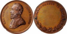 George H. Lovett Medals

Undated Major General Jesse L. Reno Award Medal. By George Hampden Lovett. Bronze. MS-64 BN (NGC).

34 mm. Obv: Bust of t...