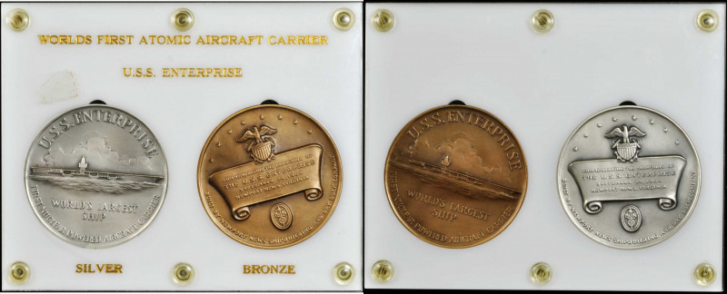 Art Medals - Medallic Art Company

Set of (2) 1960 U.S.S. Enterprise Launching...