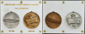 Art Medals - Medallic Art Company

Set of (2) 1960 U.S.S. Enterprise Launching Medals. By Ralph Menconi. Mint State.

62 mm. Included are: silver,...