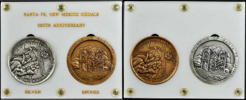 Art Medals - Medallic Art Company

Set of (2) 1960 Founding of Santa Fe Medals...