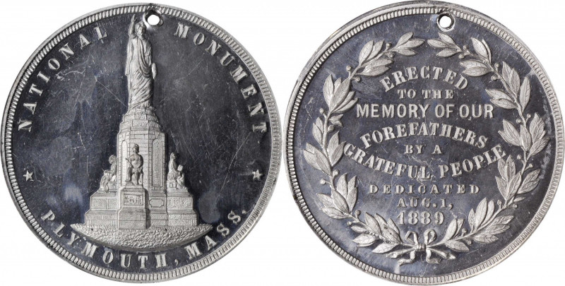 So-Called Dollars

1889 National Monument to the Forefathers Medal. HK-148B. W...