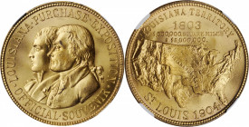 So-Called Dollars

1904 Louisiana Purchase Exposition. Official Souvenir Medal. HK-304. Rarity-3. Gilt. MS-67 (NGC).

33 mm.

Estimate: 400