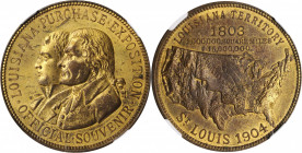 So-Called Dollars

1904 Louisiana Purchase Exposition. Official Souvenir Medal. HK-304. Rarity-3. Gilt. MS-61 (NGC).

33 mm.

Estimate: 200