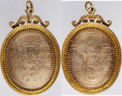 Religious, Society, and Fraternal Medals

1882 Fraternal Token of Esteem. Gold. Extremely Fine.

27.5 mm x 41 mm, oval. 9.8 grams. Not marked as t...