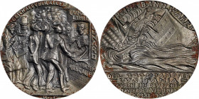 Goetz Medals

1915 Sinking of the Lusitania Medal. British Admiralty Copy, after Karl Goetz. Type of Kienast-OP 156. Cast Iron. Mint State, Light Ed...