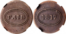 Early American Tokens

New York--New York. Lot of (2) 1817 The Theatre at New York (Park Theater). Copper. Plain Edge. (NGC).

19 mm. Included are...