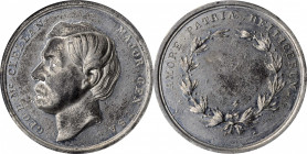 Civil War and Confederacy

Undated Major General George B. McClellan Amore Patriae Belligerum Medal. White Metal. MS-61 (NGC).

44 mm. Obv: Head o...